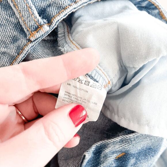 Daisy Street Women Denim Pants Distressed High Rise Medium - Picture 9 of 10